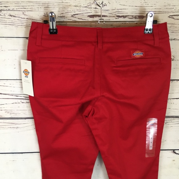 Pants & Jumpsuits Dickies Girl Red Pants Skate Size 3 Red Nwt Poshmark